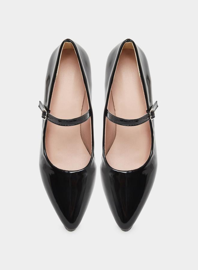 Take Two Women Black Patent Leather Mary Jane Shoes - Image 5